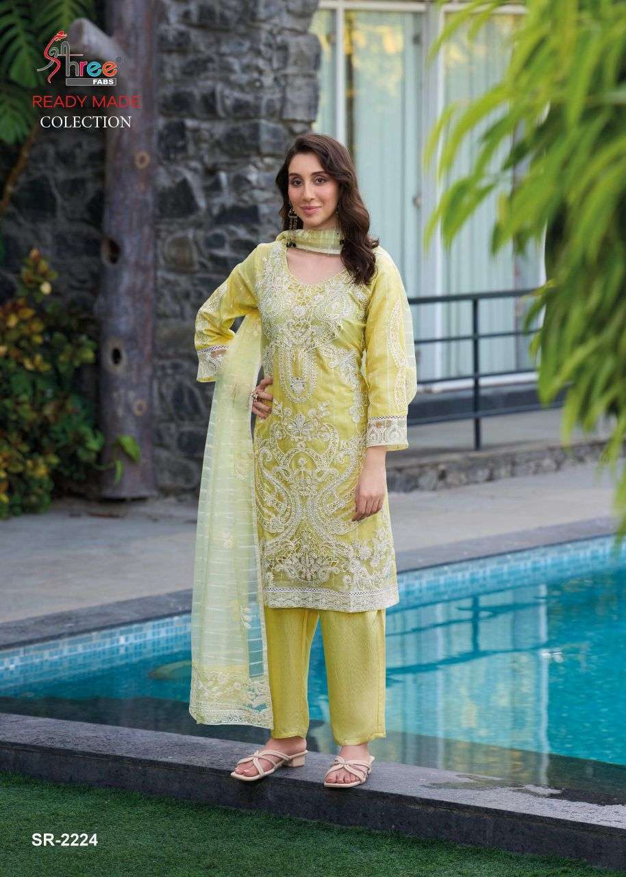 SHREE FAB 2224 COLORS KOTA DORIYA WORK READYMADE SALWER KAMEEZ BEST RATE DEALER 