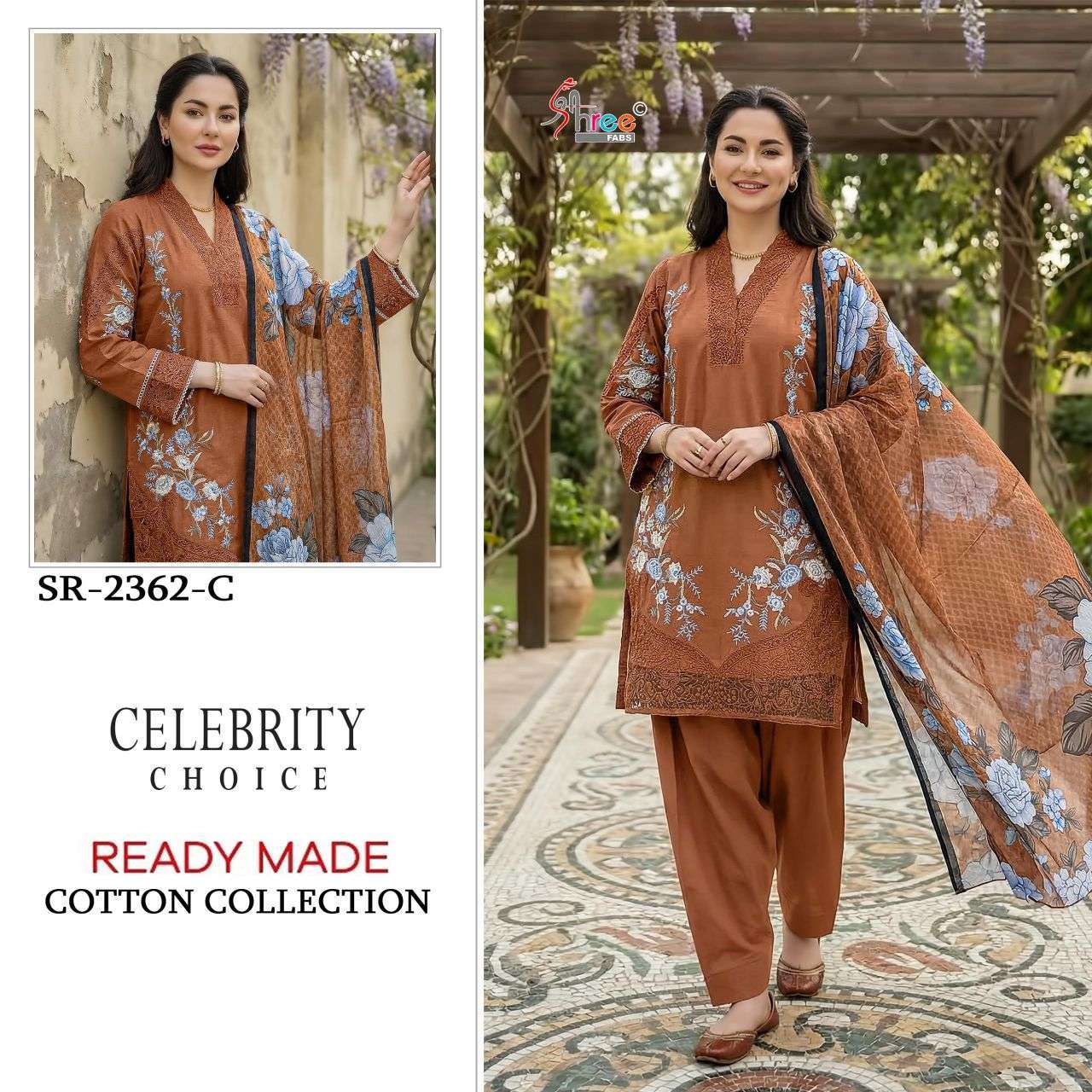 SHREE FAB 2362 CAMBRIC COTTON READYMADE SUIT WHOLESALER BEST RATE 2026