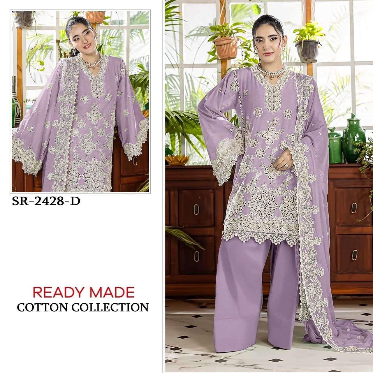 SHREE FAB 2428 CAMBRIC COTTON PAKISTANI READYMADE SALWER KAMEEZ BEST RATE