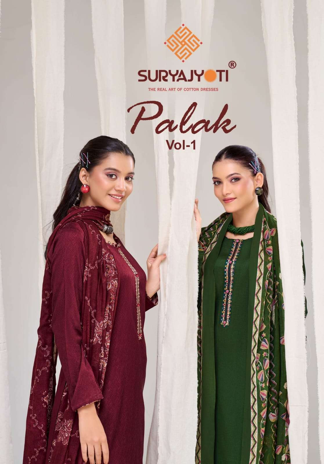 SURYAJYOTI PALAK VOL 1 JAM SATIN WITH FANCY EMBROIDERY SALWER KAMEEZ BEST RATE 2026