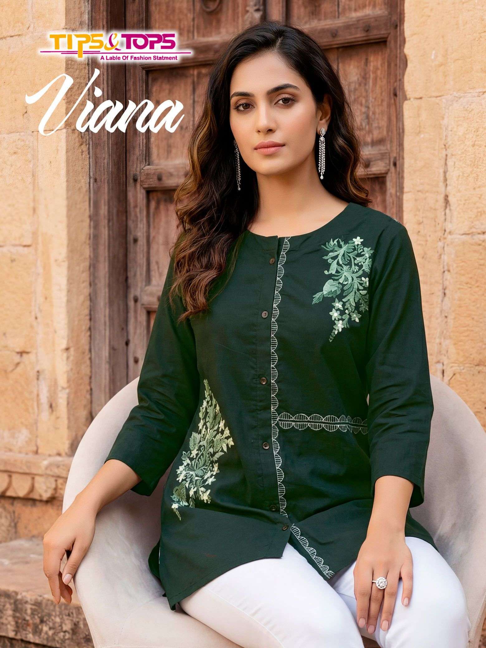TIPS AND TOPS VIANA SUMMER WEAR COTTON SHORT TOP COLLECTION BEST RATE 2026