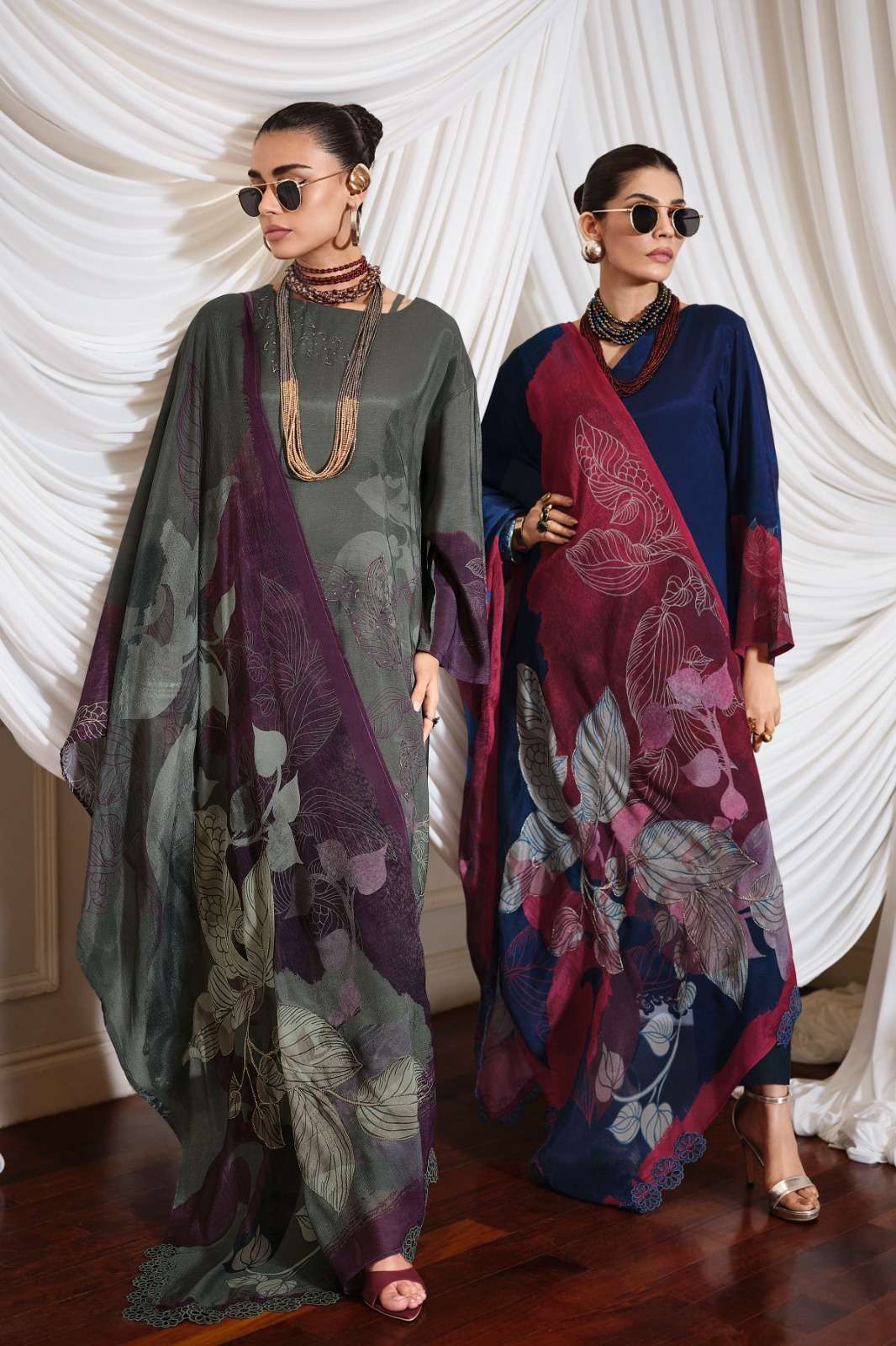 VARSHA FASHION CANVAS VISCOSE MUSLIN PRINT FANCY WORK SALWER KAMEEZ BEST RATE 2026