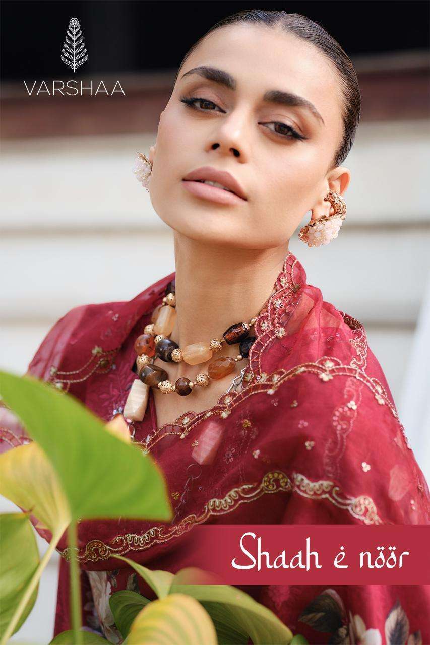 VARSHA FASHION SHAAH E NOOR VISCOSE MUSLIN PRINTED SALWER KAMEEZ BEST RATE 