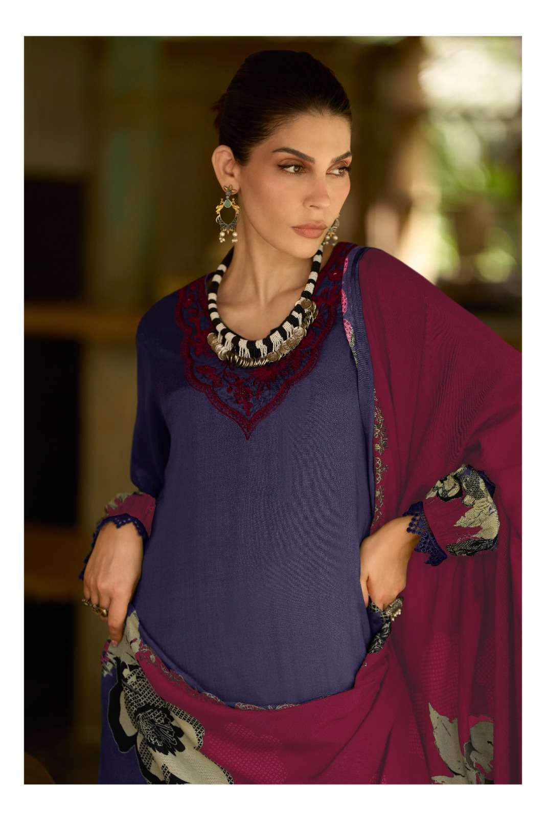 VARSHA FASHION TUSCANY VOL 2 VISCOSE MUSLIN PRINTED SALWER KAMEEZ SUIT WHOLESALER BEST RATE DEALER 