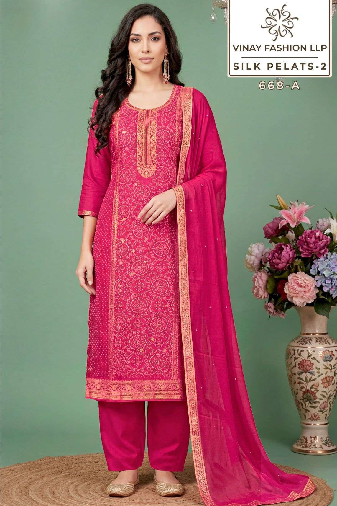 VINAY FASHION SILK PETALS VOL 2 RUSSIAN SILK SALWER KAMEEZ WHOLESALER BEST RATE 2026