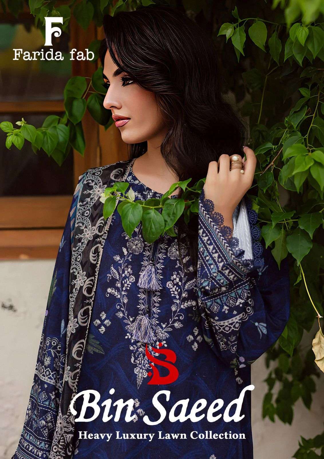 FARIDA FAB BIN SAEED PURE COTTON PAKISTANI SALWER KAMEEZ BEST RATE 2026