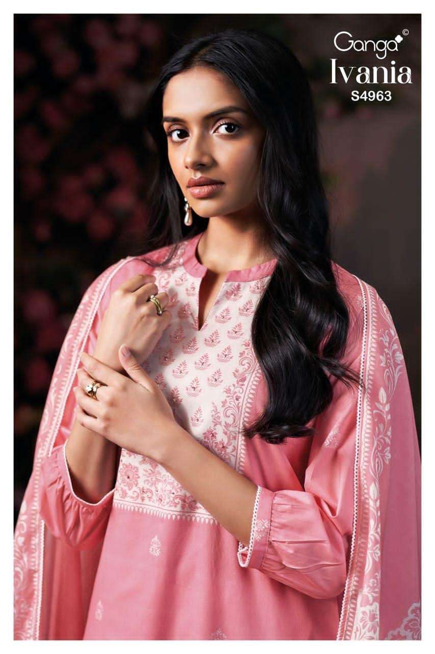 GANGA FASHION IVANIA 4963 COTTON PRINTED COTTON SALWER KAMEEZ BEST RATE 2026