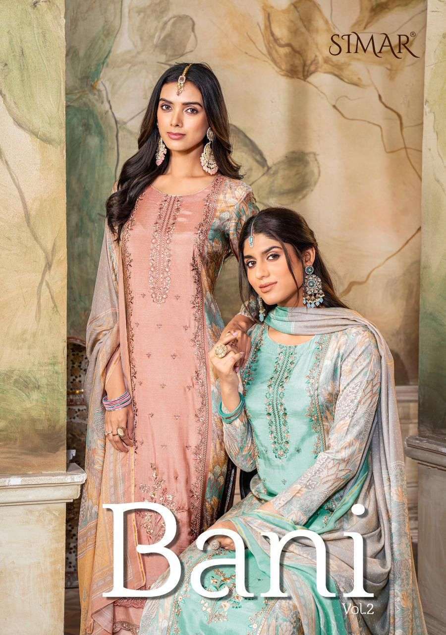 GLOSSY SIMAR BANI VOL 2 LAWN COTTON DIGITAL PRINTED SALWER KAMEEZ BEST RATE 2026