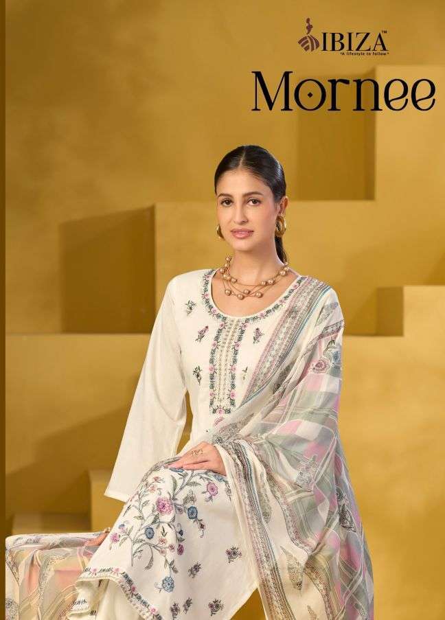 IBIZA MORNEE LAWN COTTON FANCY EMBROIDERED SUIT WHOLESALER BEST RATE 