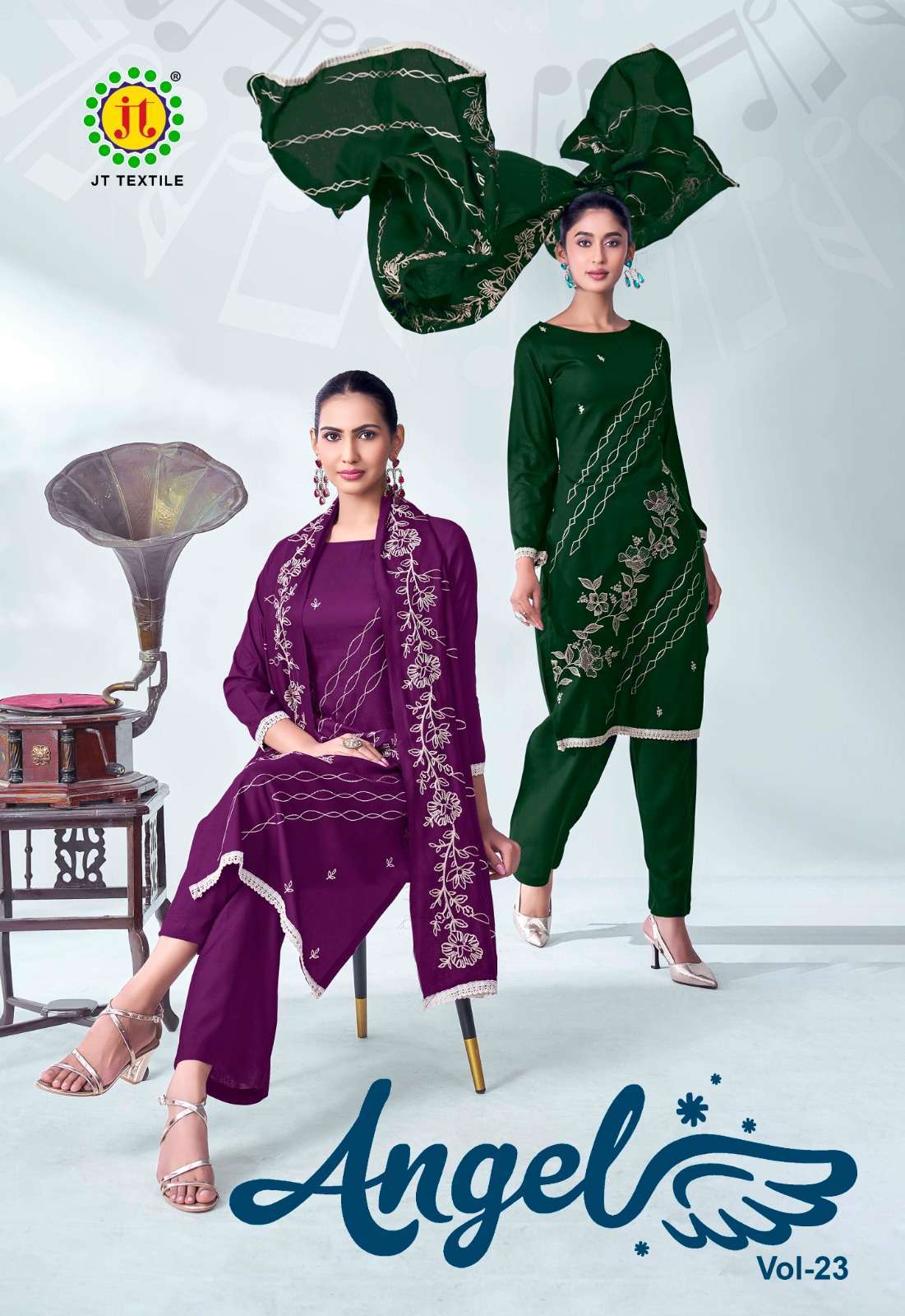 JT TEXTILE ANGEL VOL 23 RAYON DRESS WHOLESALER BEST RATE 2026