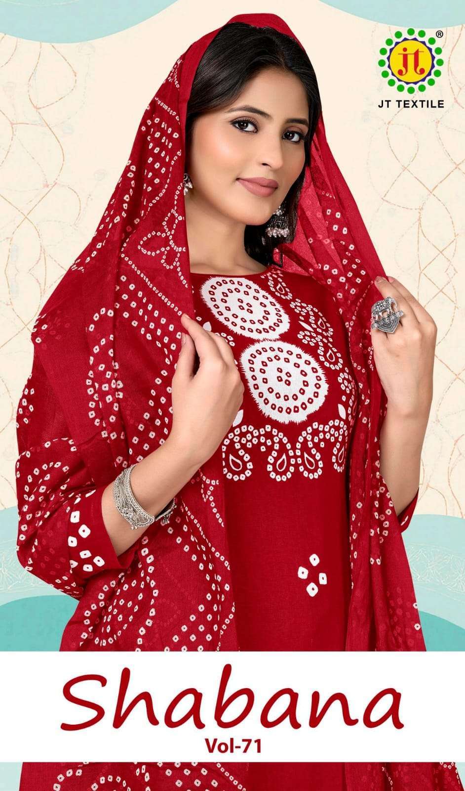 JT TEXTILE SHABANA VOL 71 PREMIUM WEAR COTTON DRESS WHOLESALER BEST RATE 