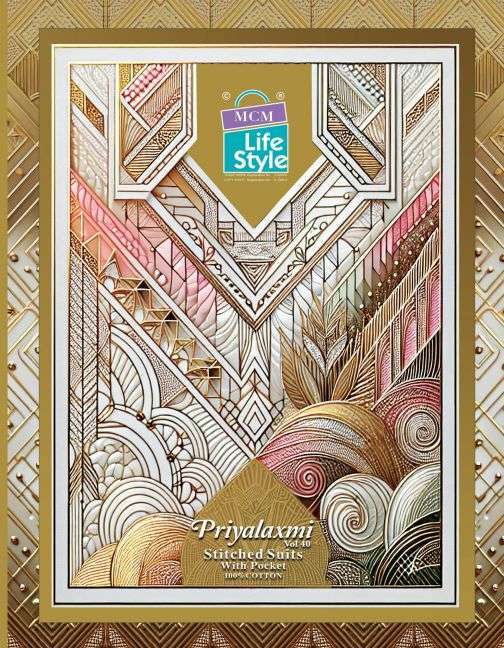 MCM LIFESTYLE PRIYALAXMI VOL 40 PURE COTTON READYMADE 3 PCS SET WHOLESALER 