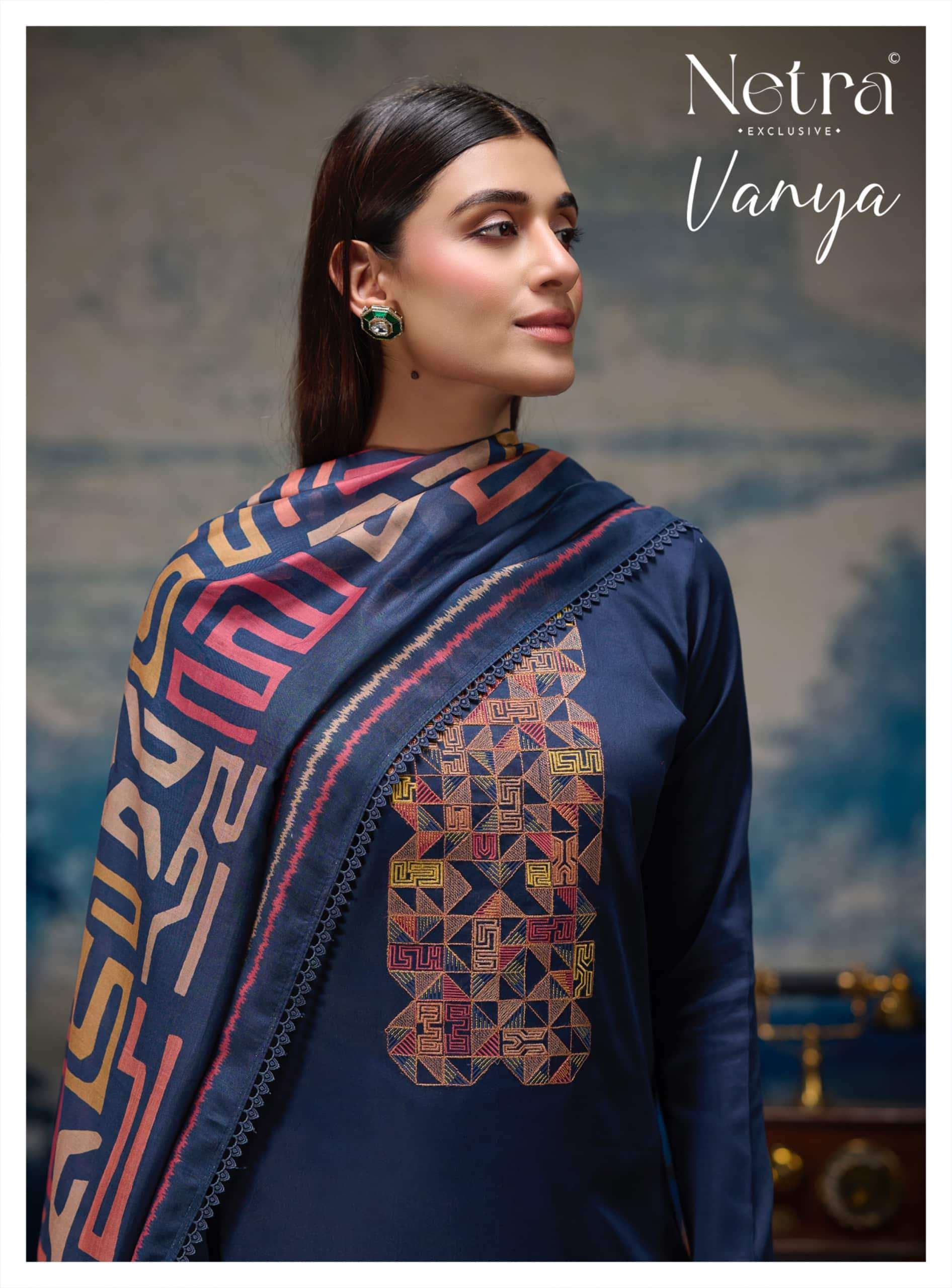 NETRA VANYA PREMIUM PURE COTTON SUIT WHOLESALER BEST RATE DEALER IN SURAT 