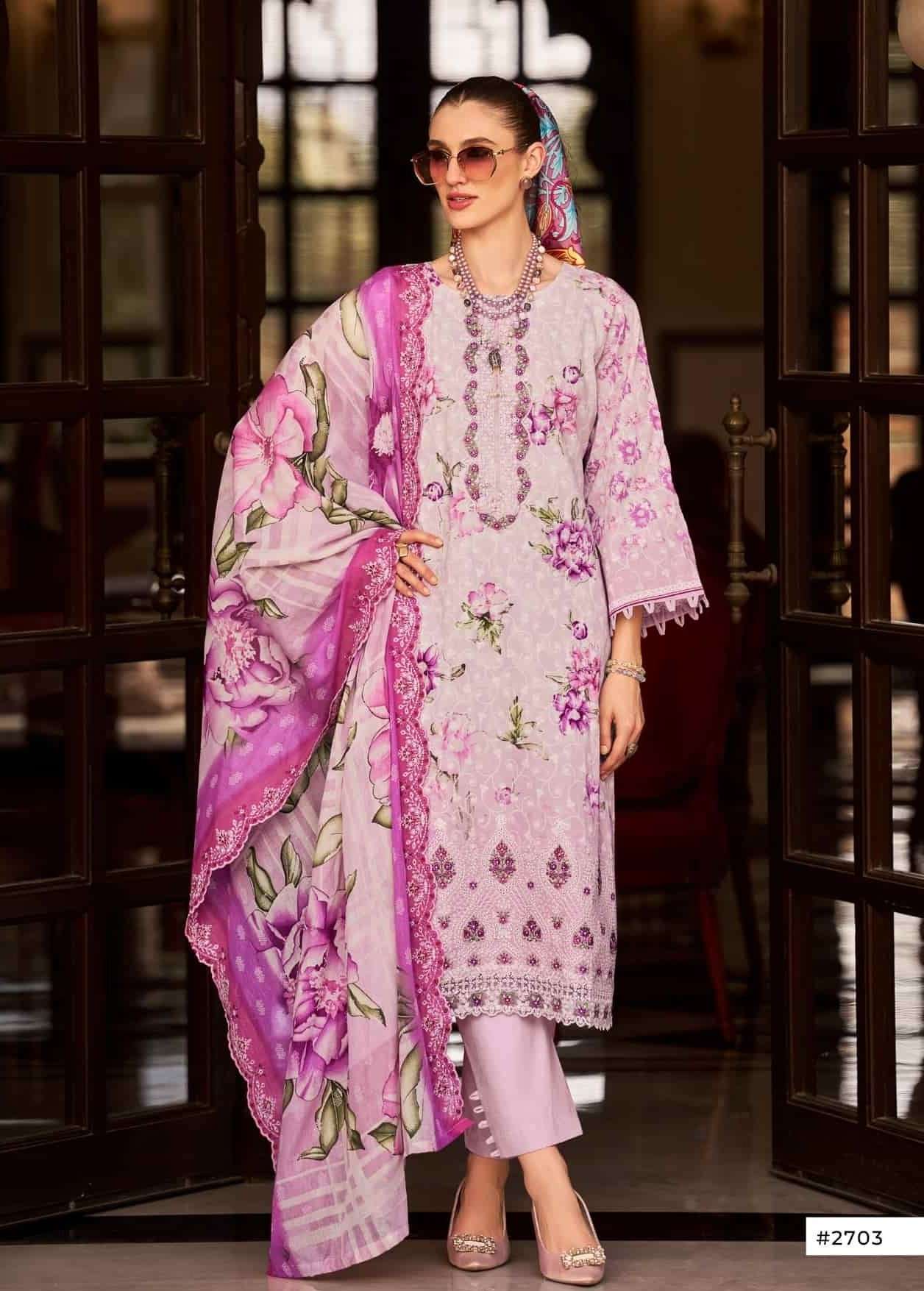 PAKIZA PRINTS CHIKANKARI VOL 27 PREMIUM DESIGN COTTON SUIT WHOLESALER BEST RATE 2026
