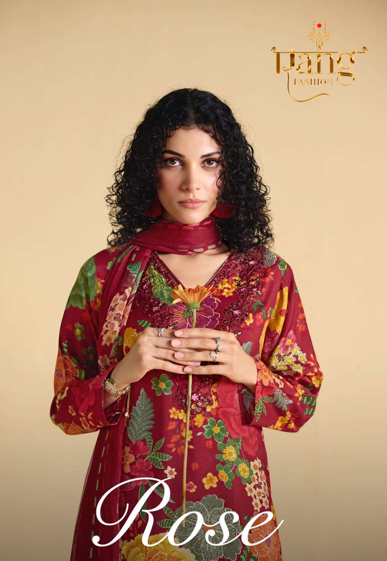 RANG FASHION ROSE FANCY MUSLIN SALWER KAMEEZ CATALOG SUPPLIER BEST RATE 