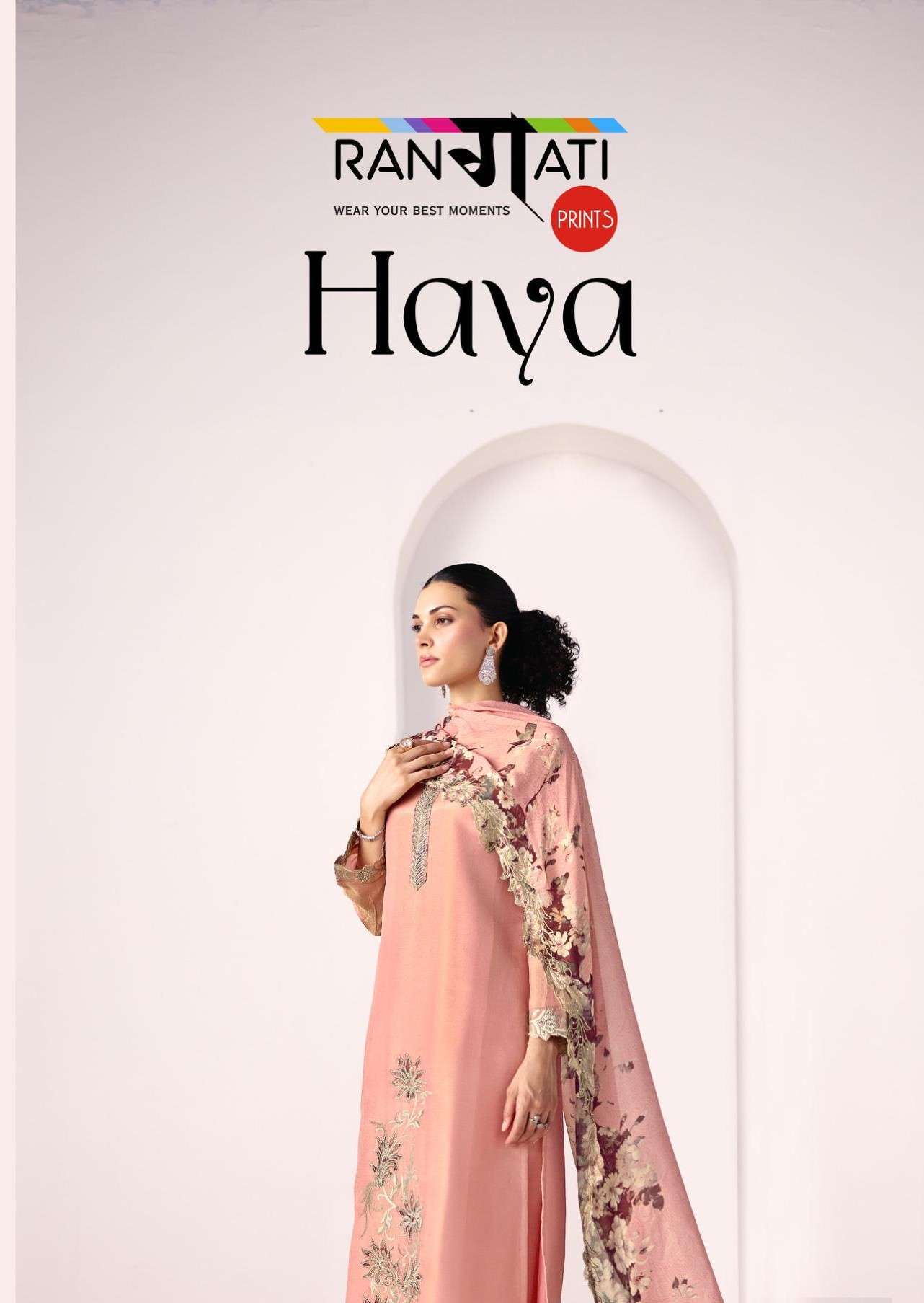 RANGATI HAYA SILK FANCY EMBROIDEREY SALWER KAMEEZ BEST RATE WHOLESALER 