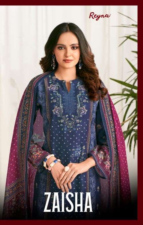 REYNA ZAISHA CHANDERI DIGITAL PRINT HANDWORK SALWER KAMEEZ BEST RATE 2026