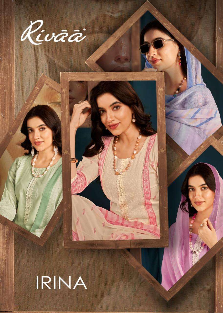 RIVAA IRINA LAWN FANCY EMBROIDERY SALWER KAMEEZ BEST RATE SUPPLIER 