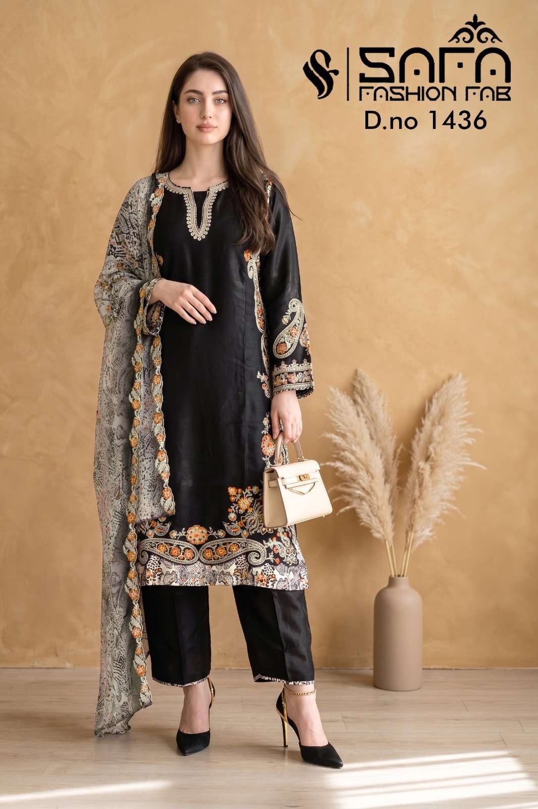 SAFA FASHION FAB 1436 SOFT COTTON READYMADE 3 PIECE SET WHOLESALER BEST RATE 2026