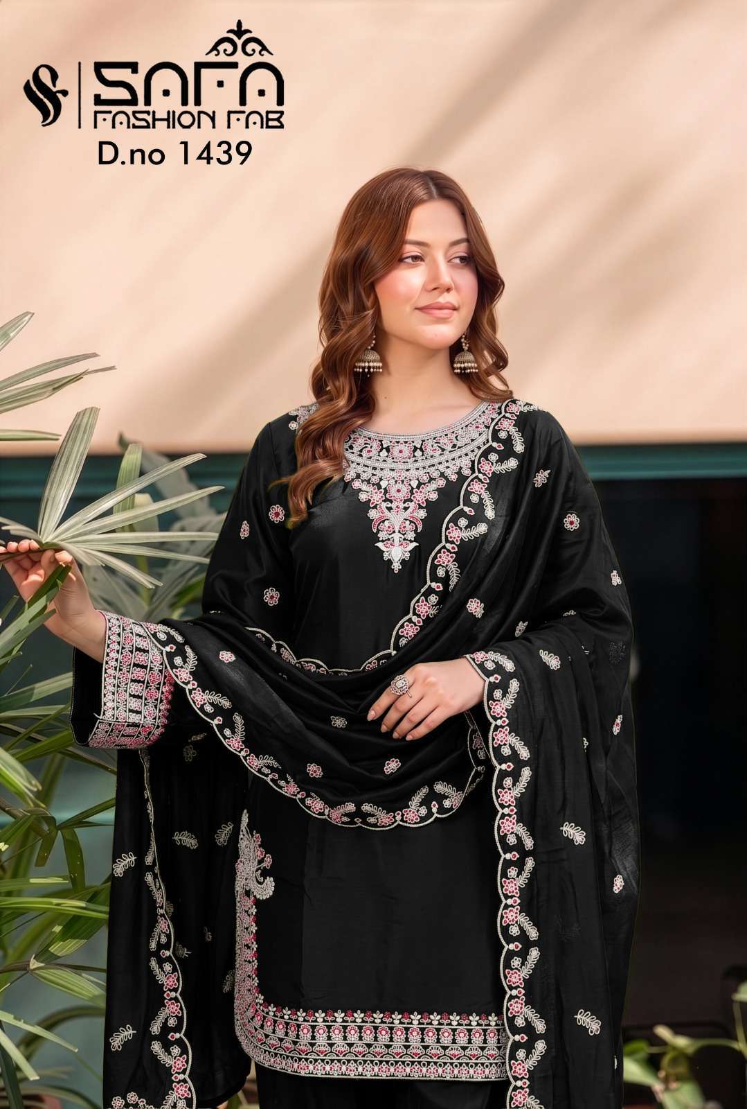 SAFA FASHION FAB 1439 SOFT COTTON FANCY EMBROIDERED SUIT WHOLESALER 2026