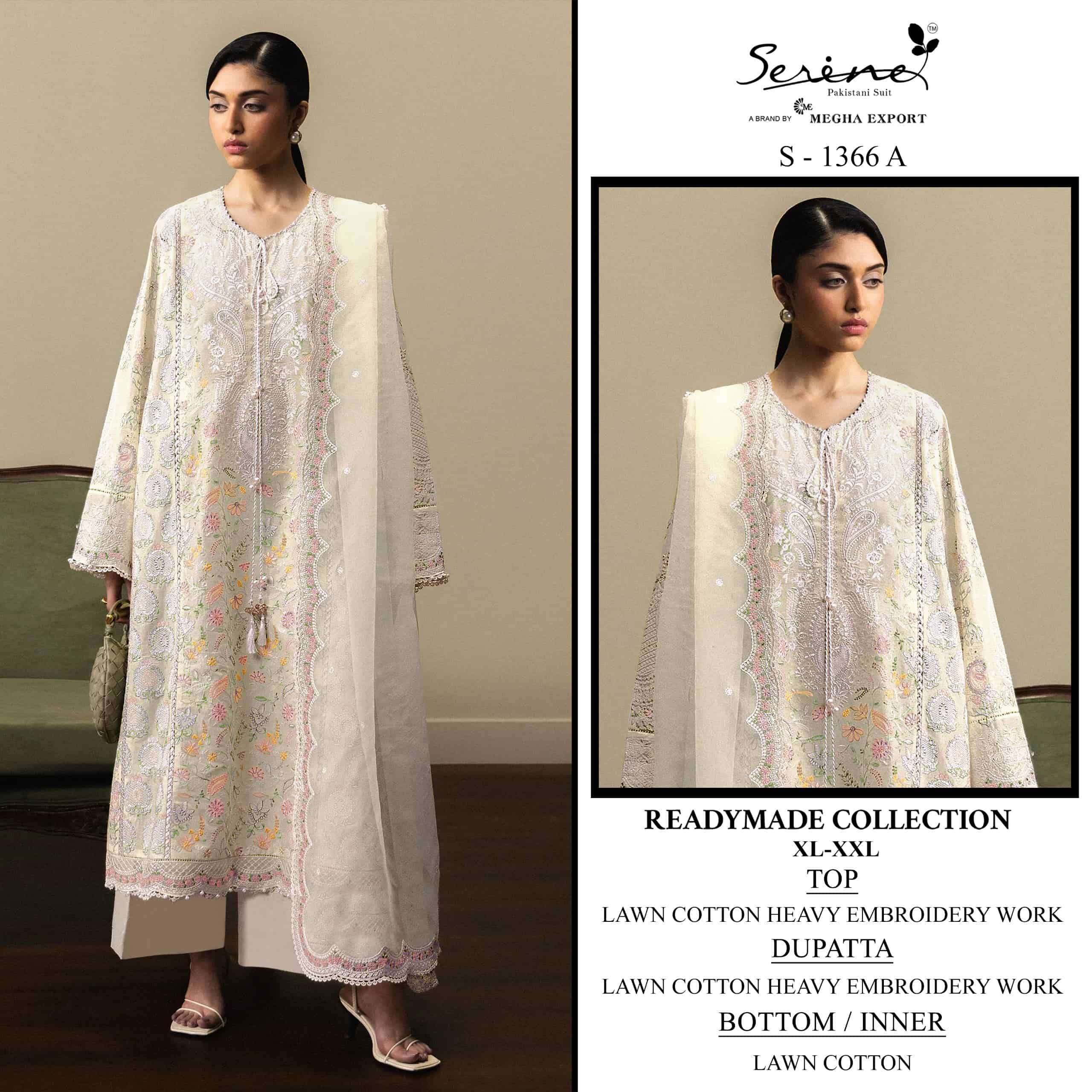 SERINE S 1366 PAKISTANI DESIGNER SUIT WHOLESALER BEST RATE 2026