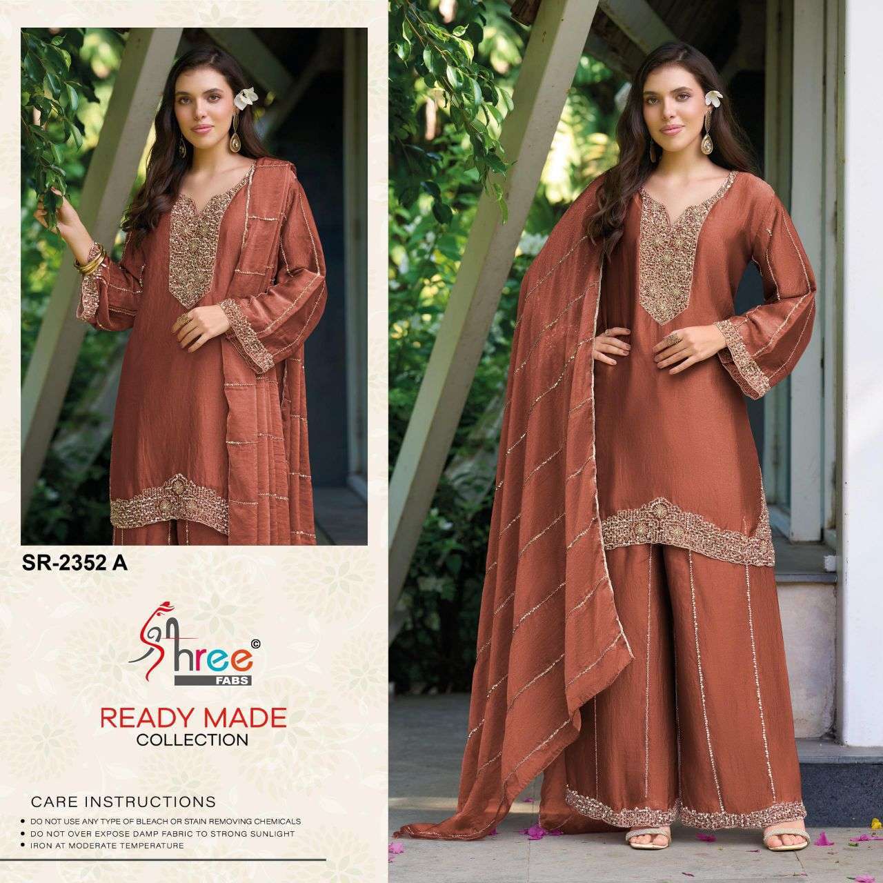 SHREE FAB 2352 NEW COLORS MASS CHIFFON WORK READYMADE SALWER KAMEEZ 2026