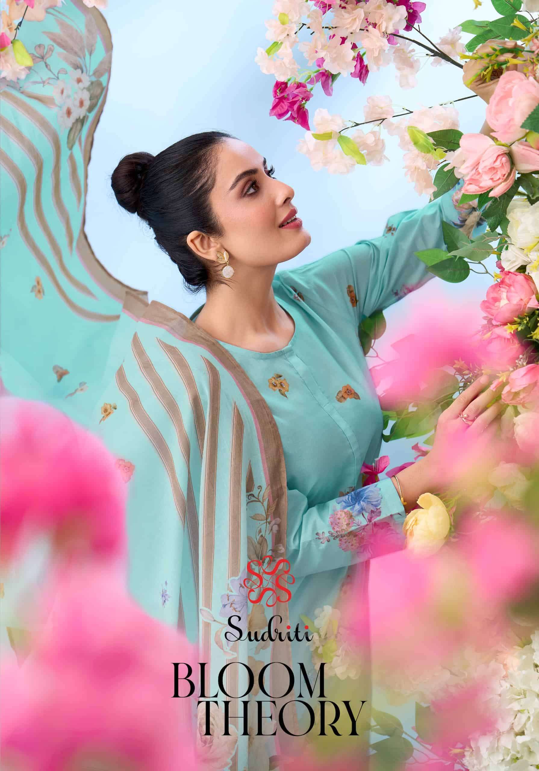 SUDRITI BLOOM THEORY PURE COTTON LAWN SUIT WHOLESALER BEST RATE DEALER 