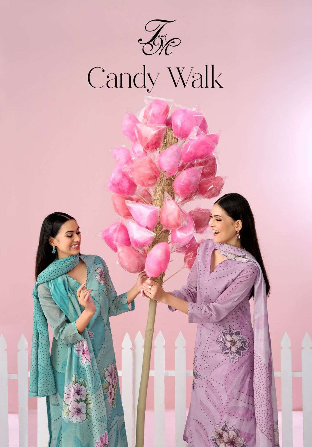 T AND M DESIGNER CANDY WALK ORGANDY PRINT SALWER KAMEEZ BEST RATE DEALER 2026