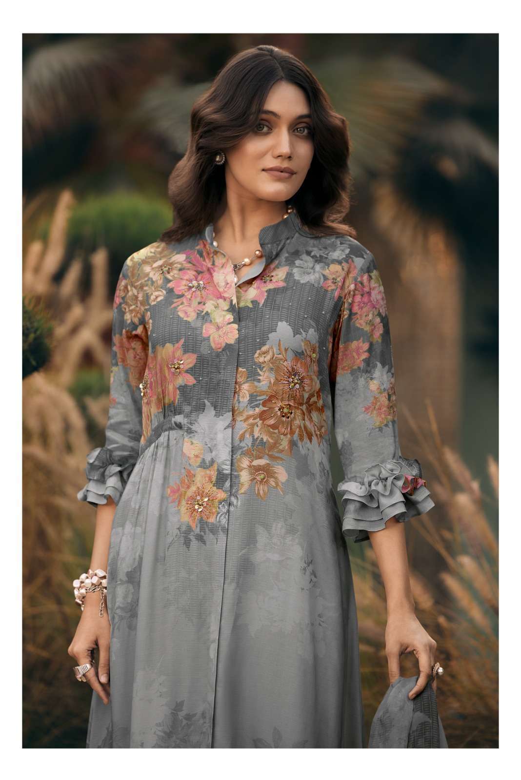 VARSHA FASHION BOTANICA MAL COTTON FANCY EMBROIDERED SUIT BEST RATE DEALER 