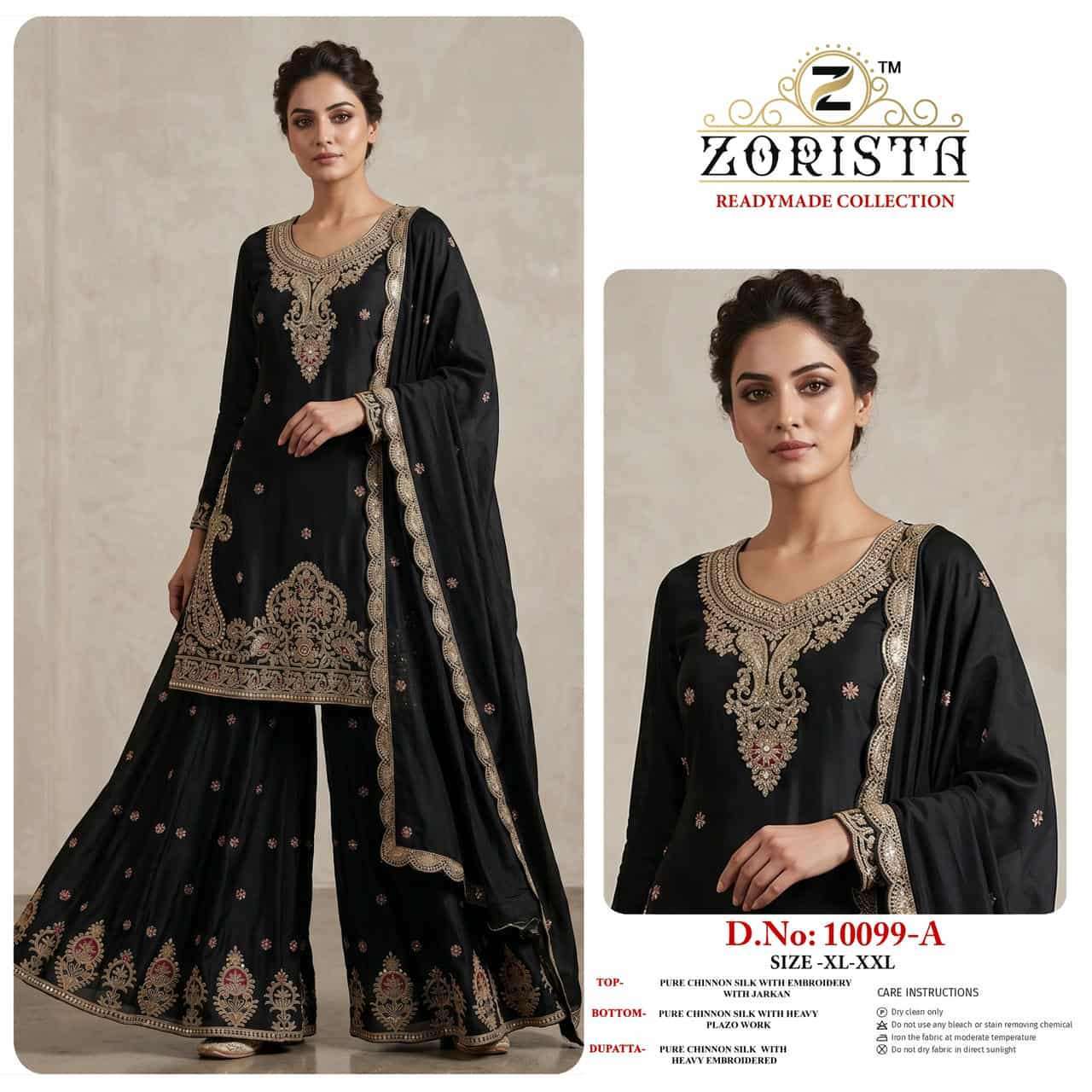 ZORISTA 10099 COLORS PREMIUM CHINON SILK PAKISTANI SALWER KAMEEZ BEST RATE 2026