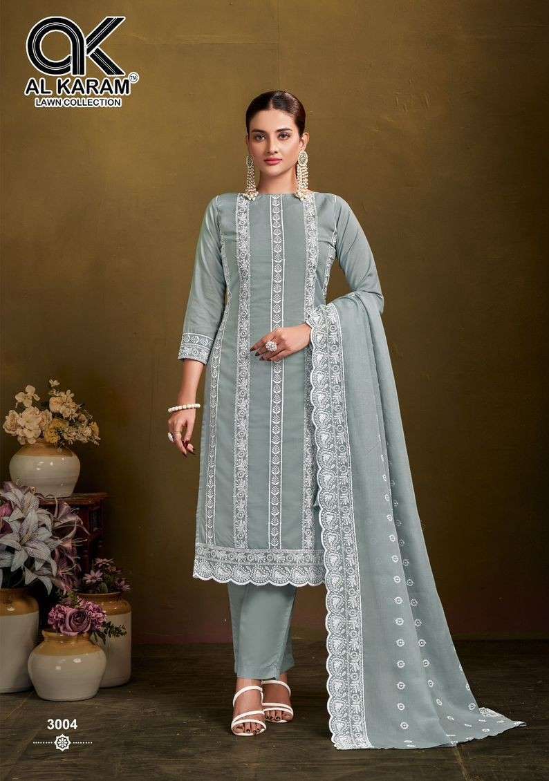 AL KARAM LAHORI COTTON WITH EMBROIDERED SALWER KAMEEZ WHOLESALE PRICE 2026