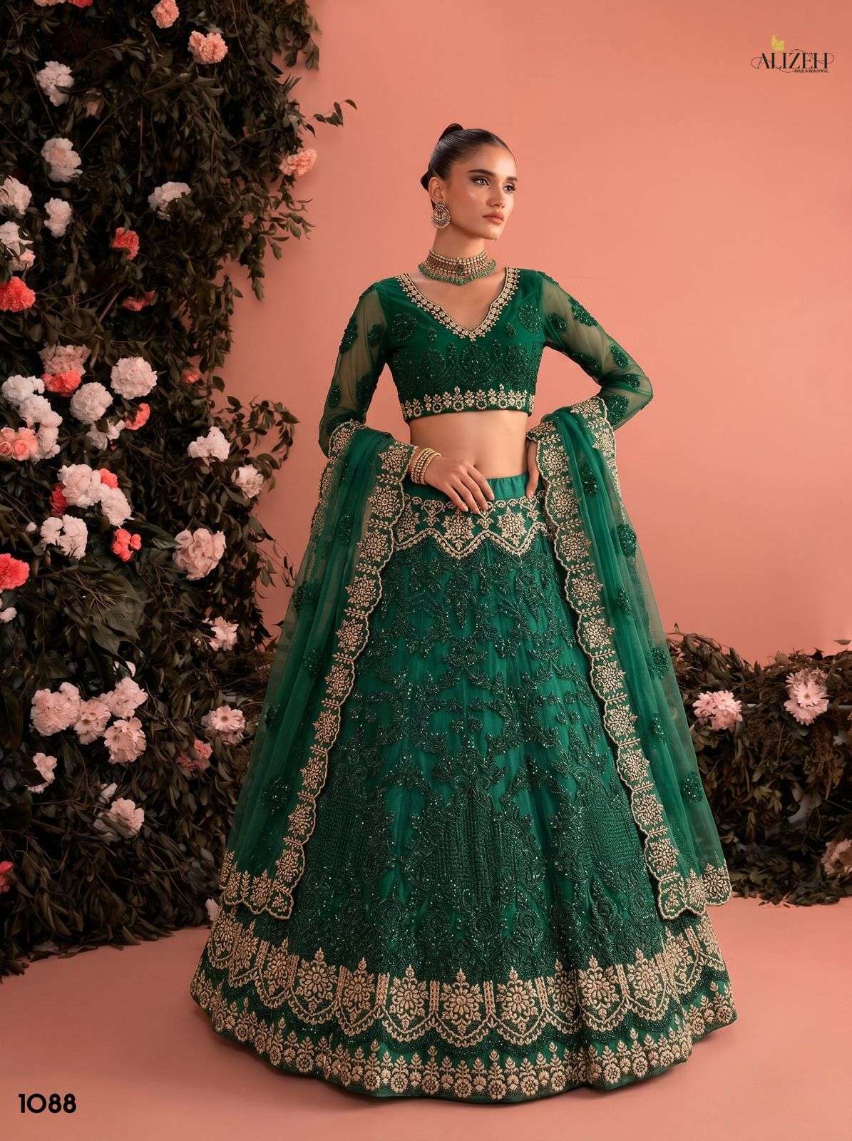 ALIZEH 1085 TO 1090 PARTYWEAR LEHNGA LATETS COLLECTION BEST RATE 2026