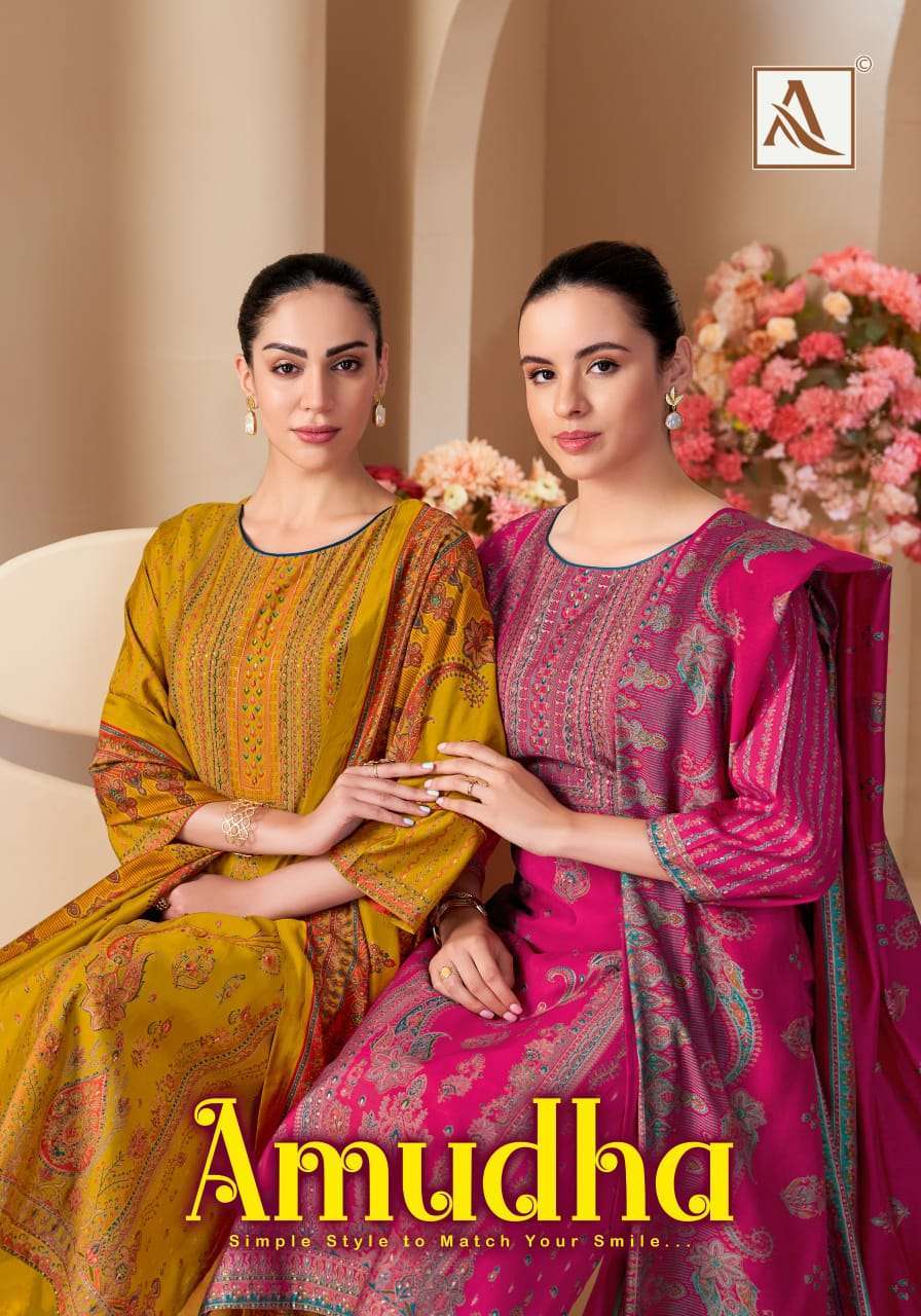 ALOK SUIT AMUDHA PURE MUDAL DISCHARGE PRINT SUIT WHOLESALER BEST RATE 2026