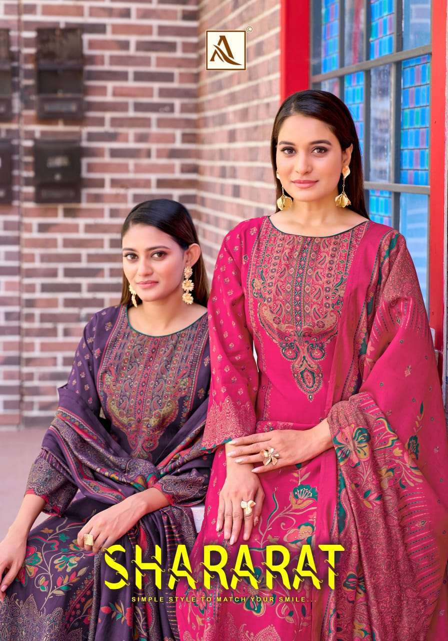 ALOK SUIT SHARARAT FANCY HANDWORK MUDAAL PRINTED SALWER KAMEEZ BEST RATE 