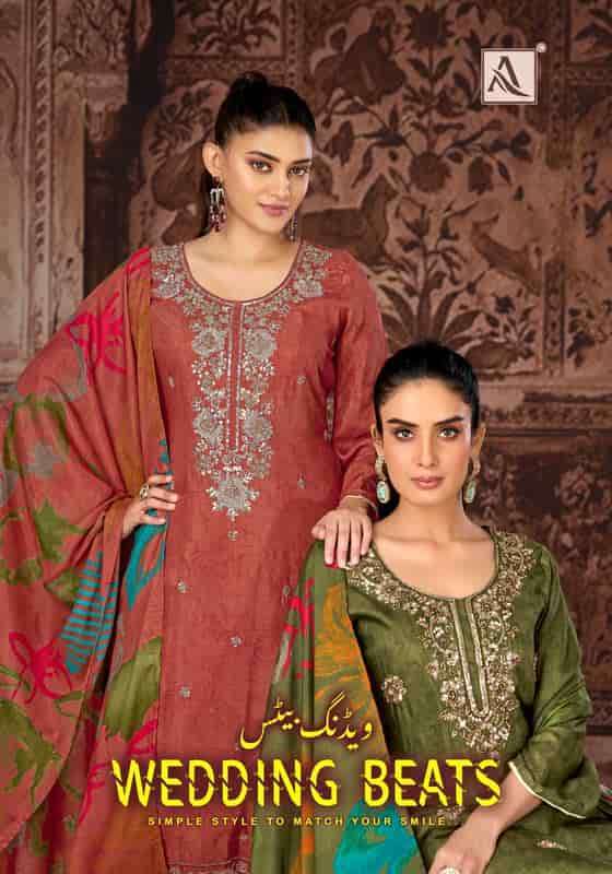 ALOK SUIT WEDDING BEATS PURE MUSLIN PRINTED WORK WHOLESALER BEST RATE 2026