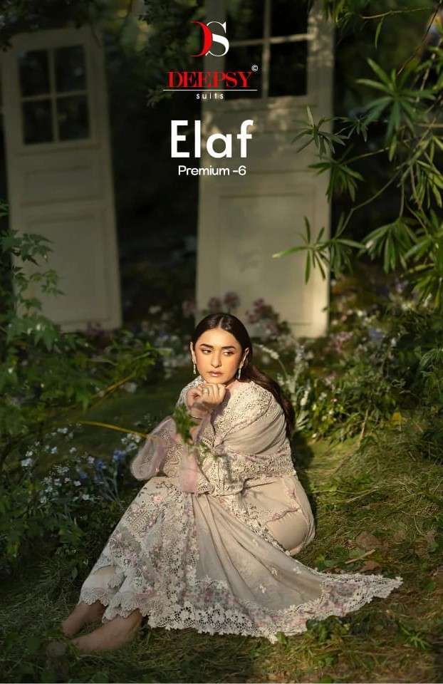 DEEPSY ELAF PREMIUNM VOL 6 COTTON PAKISTANI DRESS CATALOG WHOLESALER 