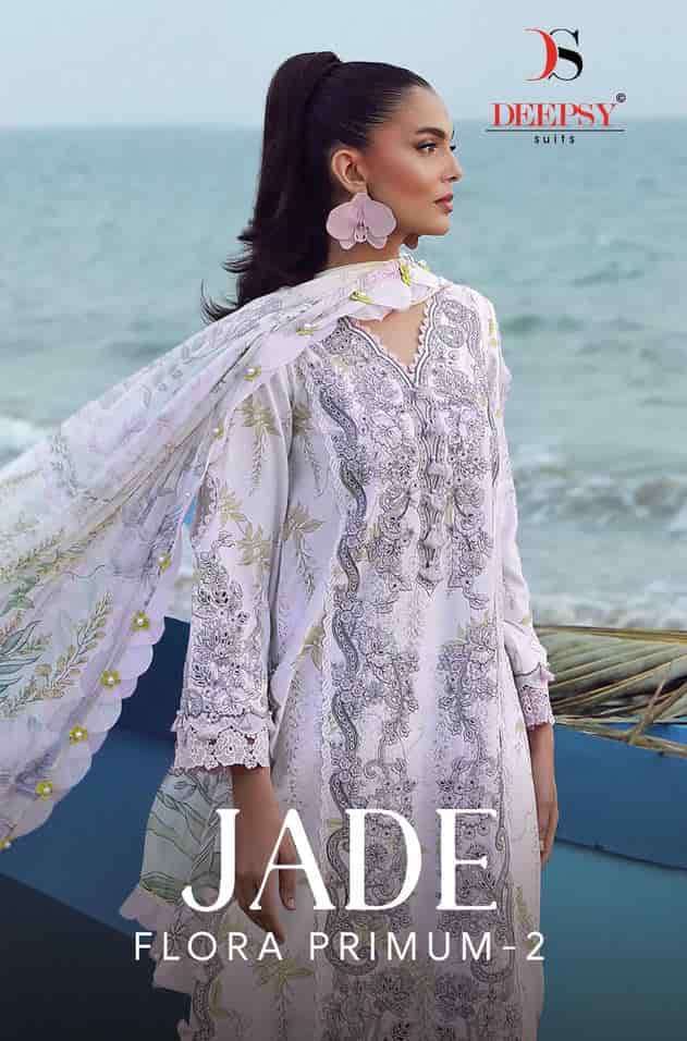 DEEPSY SUIT JADE FLORA PREMIUM VOL 2 PURE CAMBRIC COTTON WHOLESALER SALWER KAMEEZ BEST RATE 2026