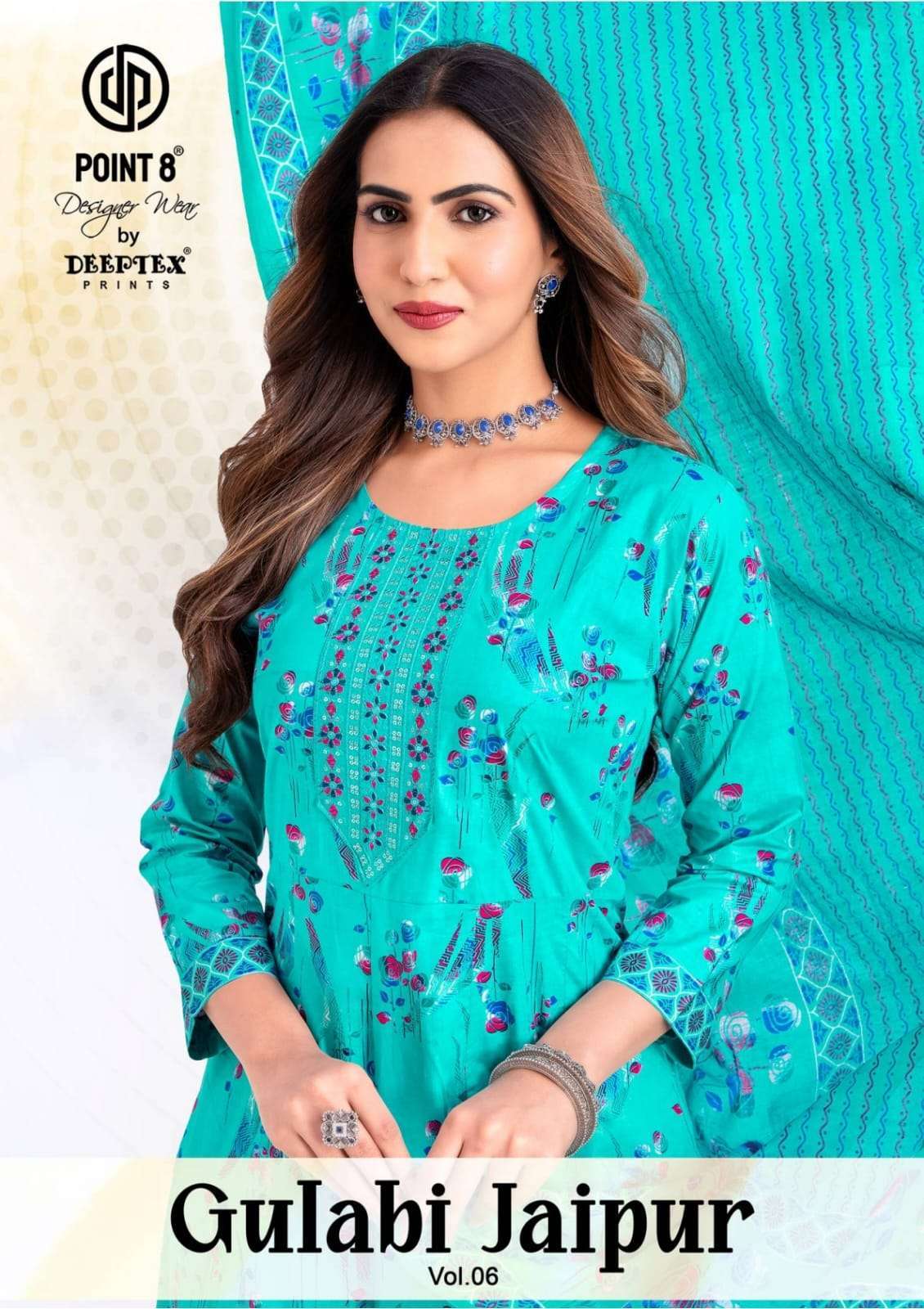DEEPTEX GULABI JAIPUR VOL 6 PURE COTTON READYMADE PRINTED SUIT WHOLESALE PRICE 