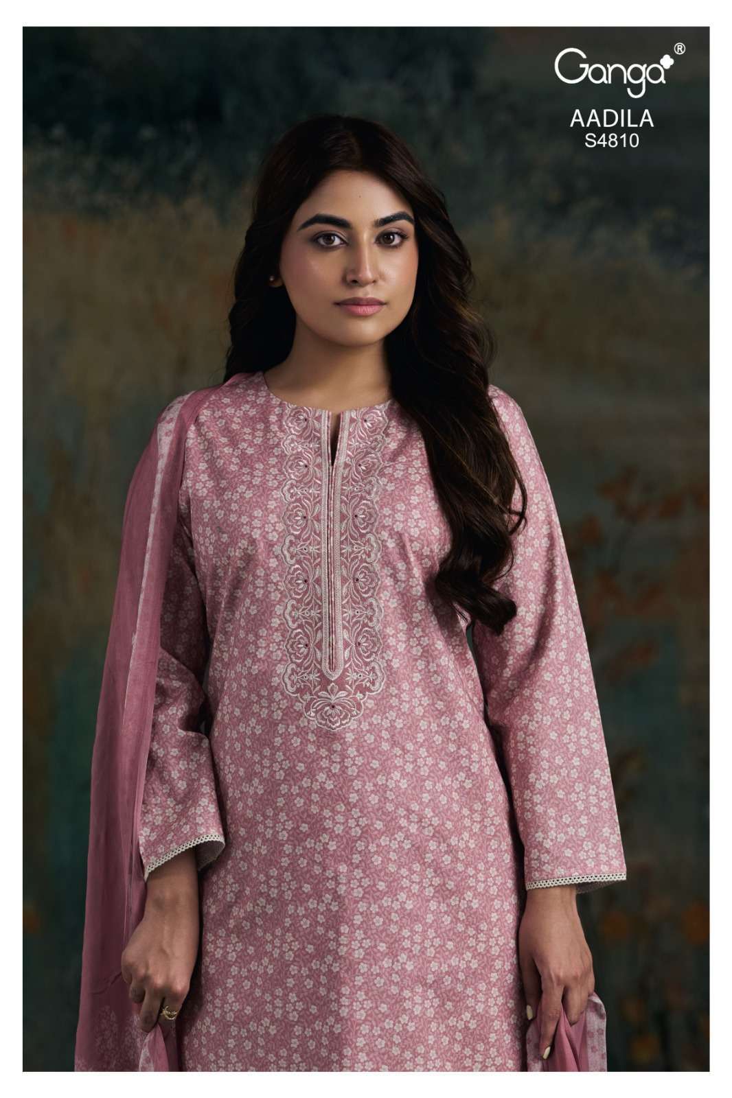 GANGA FASHION AADILA 4810 COTTON PRINTED SALWER KAMEEZ BEST RATE DEALER IN SURAT 