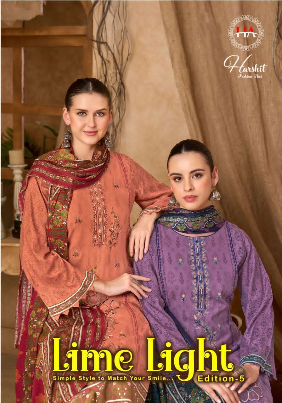 HARSHIT FASHION LIME LIGHT EDITION 5 PREMIUM EPILC WORK SALWER KAMEEZ BEST RATE 