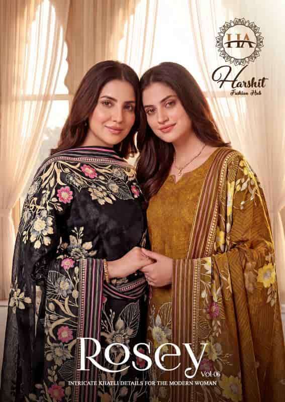 HARSHIT FASHION ROSEY VOL 6 FANCY HANDWORK SUIT WHOLESALER 2026