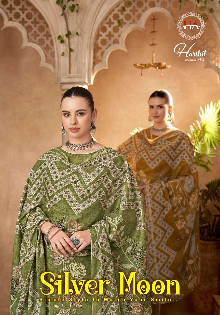 HARSHIT FASHION SILVER MOON VISCOSE RAYON SALWER KAMEEZ BEST RATE 2026