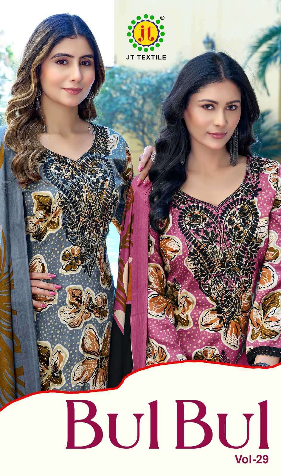 JT TEXTILE BULBUL VOL 29 RAYON SALWER KAMEEZ WHOLESALER BEST RATE 