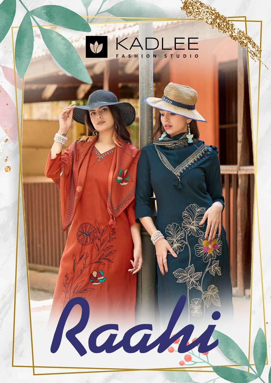 KADLEE RAAHI ROMAN SILK READYMADE HANDWORK SALWER KAMEEZ BEST RATE 2026