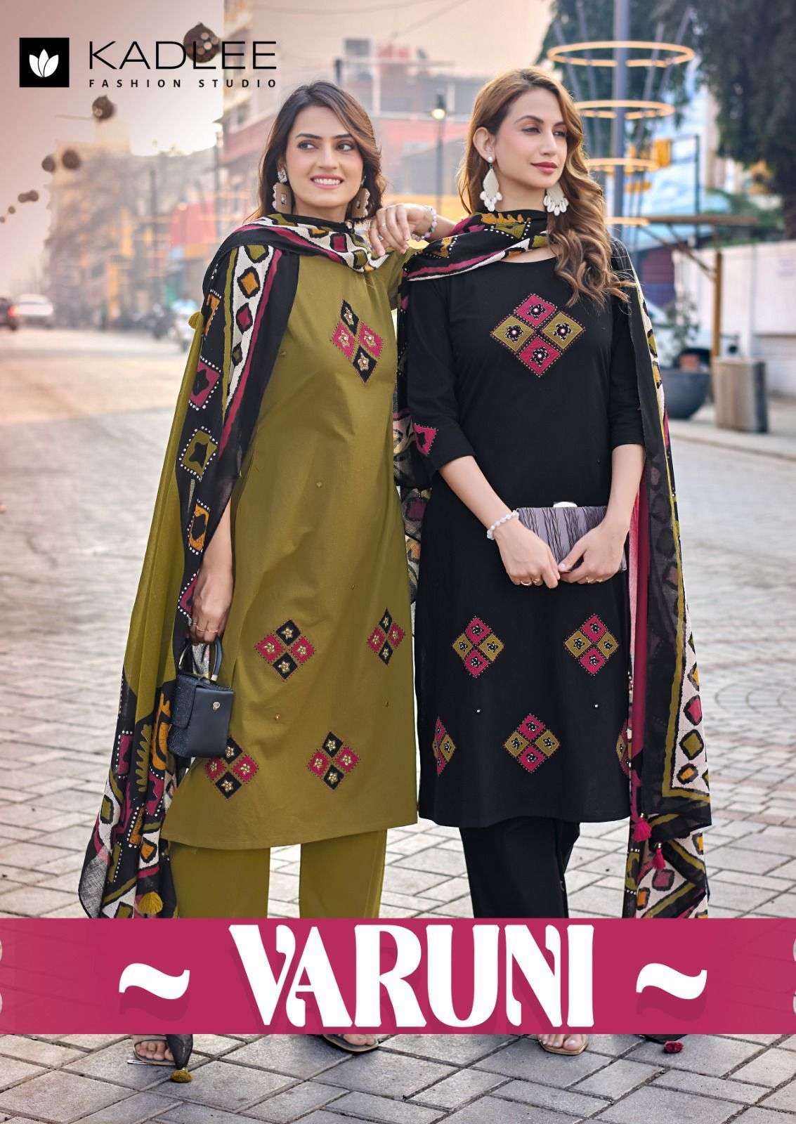 KADLEE VARUNI DHABU COTTON HEAVY EMBROIDERED THREAD WORK SALWER KAMEEZ BEST RATE 2026