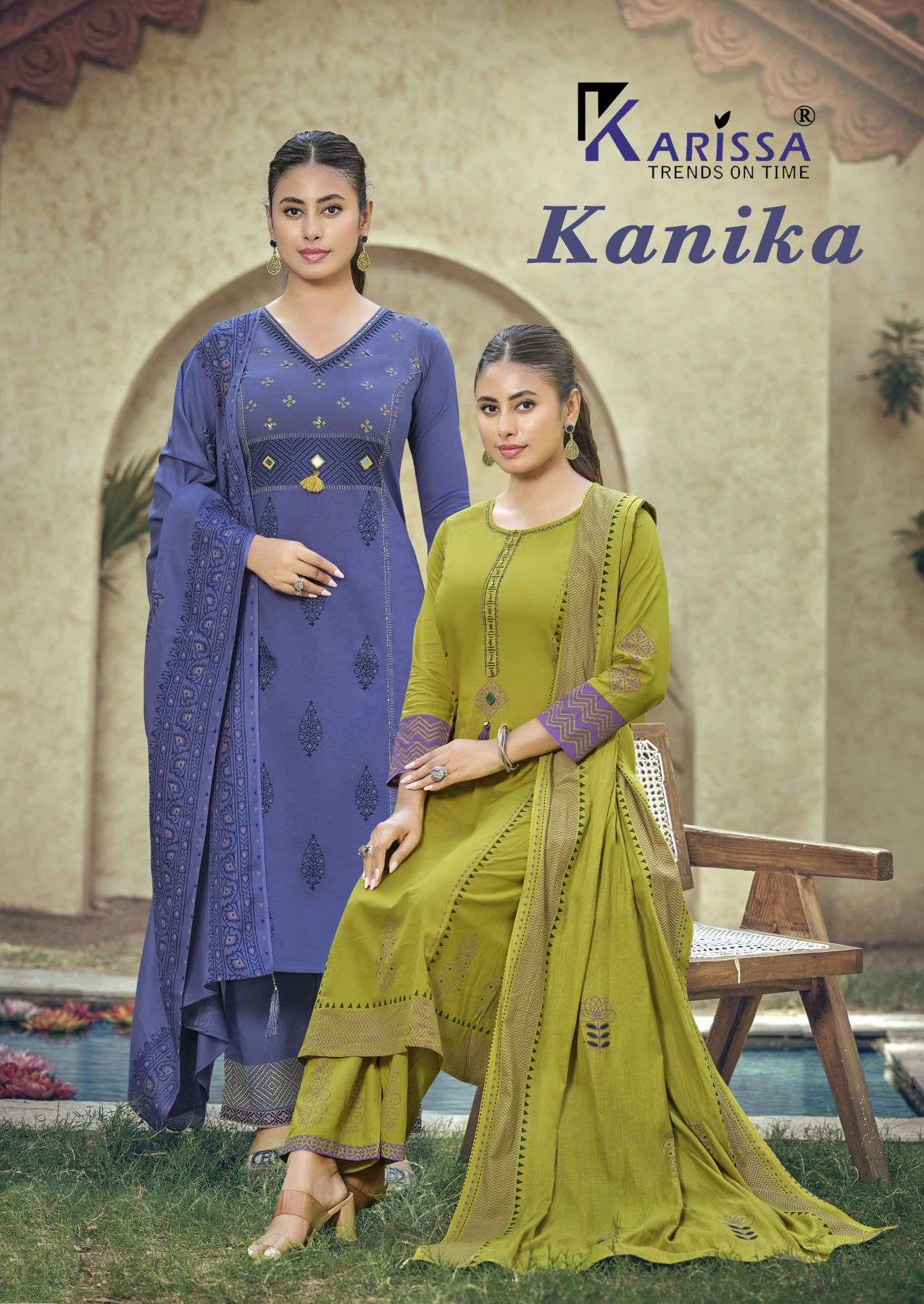 KARISSA KANIKA BOMBAY COTTON FANCY HANDWORK 3 PIECE SET WHOLESALER 2026
