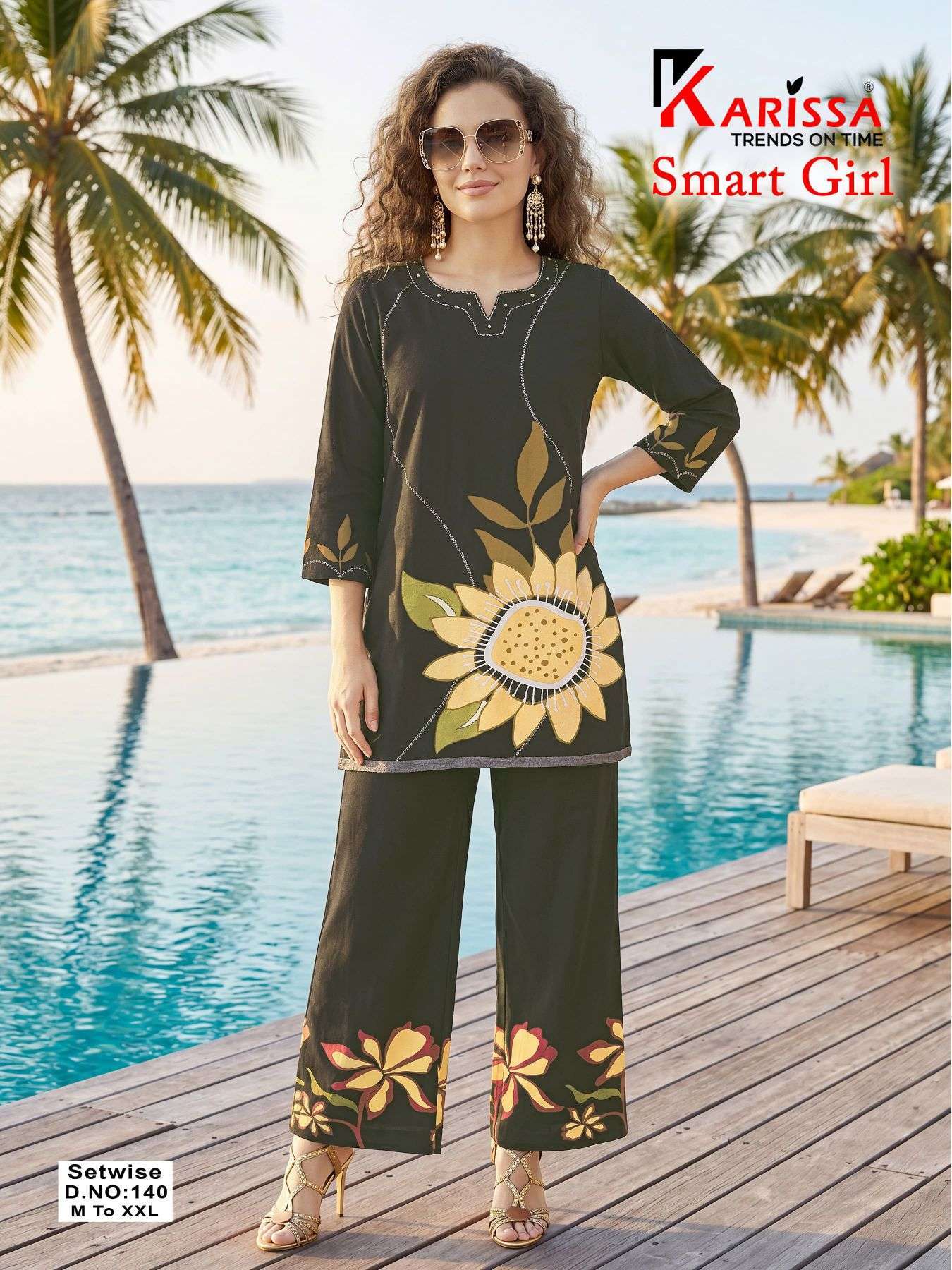 KARISSA SMART GIRL VOL 2 RAYON DIGITAL PRINTED CORD SET WHOLESALER BEST RATE 2026