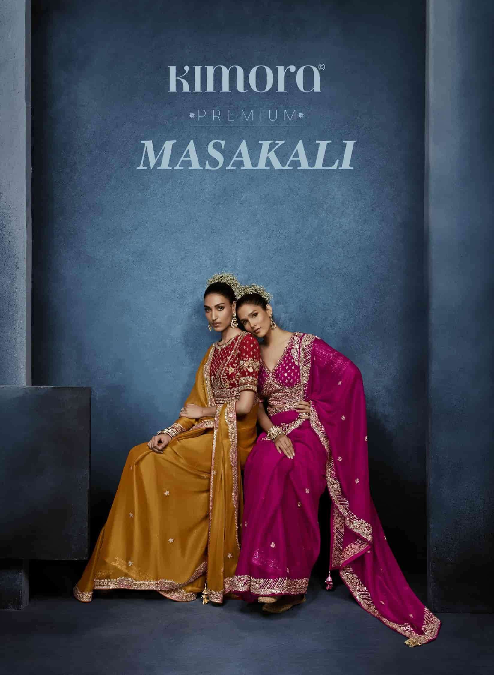 KIMORA SAREE MASAKALI VOL 15 5661 TO 5671 PARTY WEAR DESIGNER SAREE COLLECTION BEST RATE 