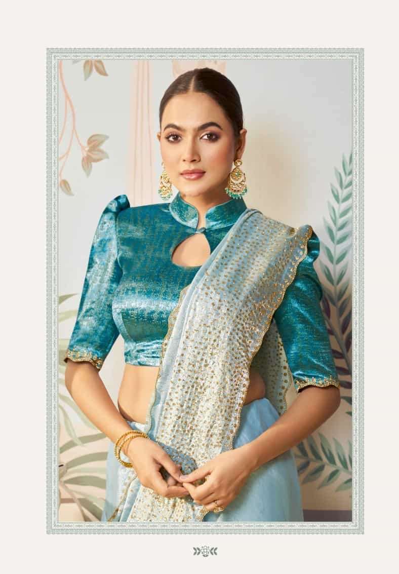 MAHOTSAV NORITA 44300 SEERAT FESTIVE WEAR DESIGNER SAREE COLLECTION EXPORTERS 