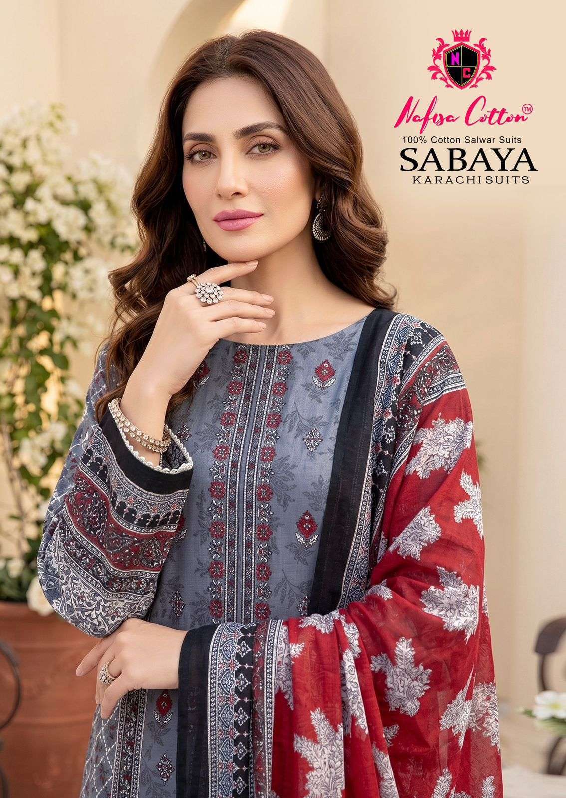 NAFISA COTTON SABAYA KARACHI SUIT SOFT COTTON SUIT WHOLESALER PRICE 